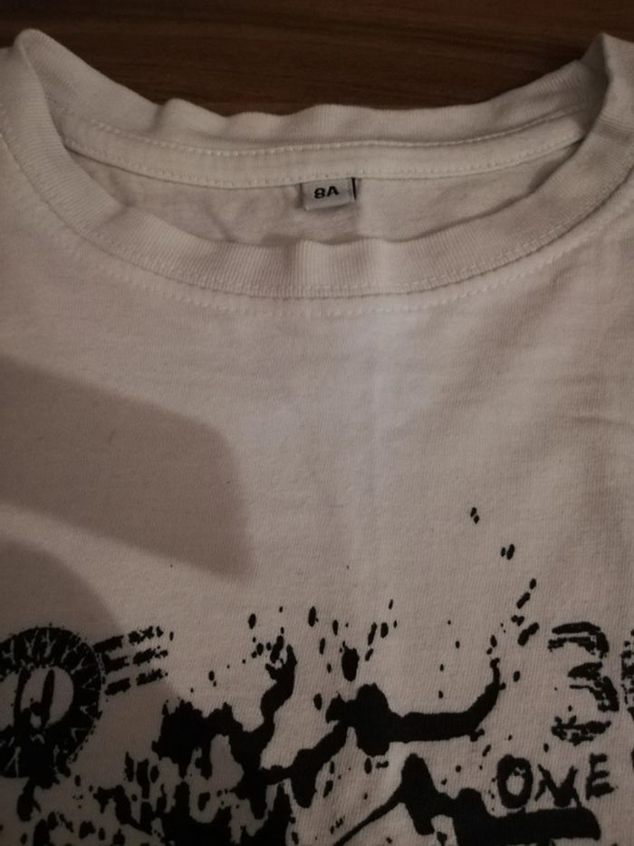 Tee-shirt blanc skate 8 ans - photo numéro 6