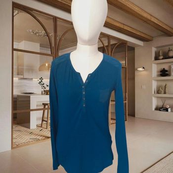 Haut Bershka bleu – Taille L – Bon état