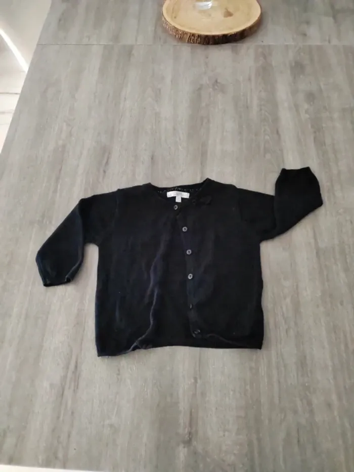 Gilet noir fille