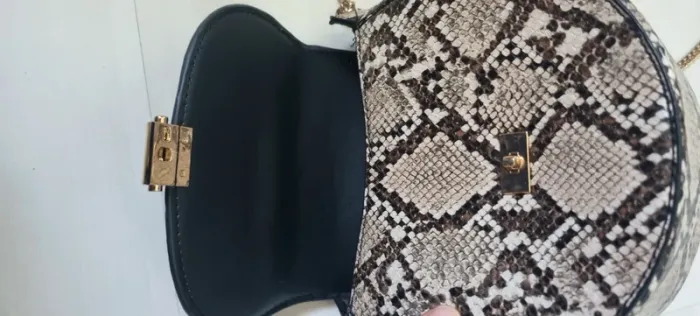 Sac bandoulière python serpent mango - photo numéro 3