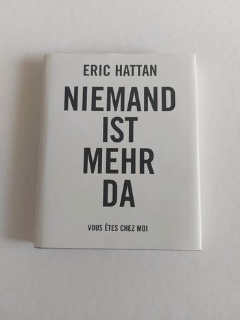 Livre + CD Éric Hattan Niemand ist merh da