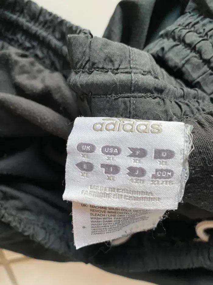 Pantalon trackpant Adidas Vintage – Noir – Taille XL – État impeccable - photo numéro 5
