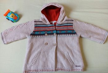 Gilet chaud Angora Kenzo 9m Neuf