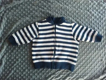 Gilet zippé DPAM 6-9 mois