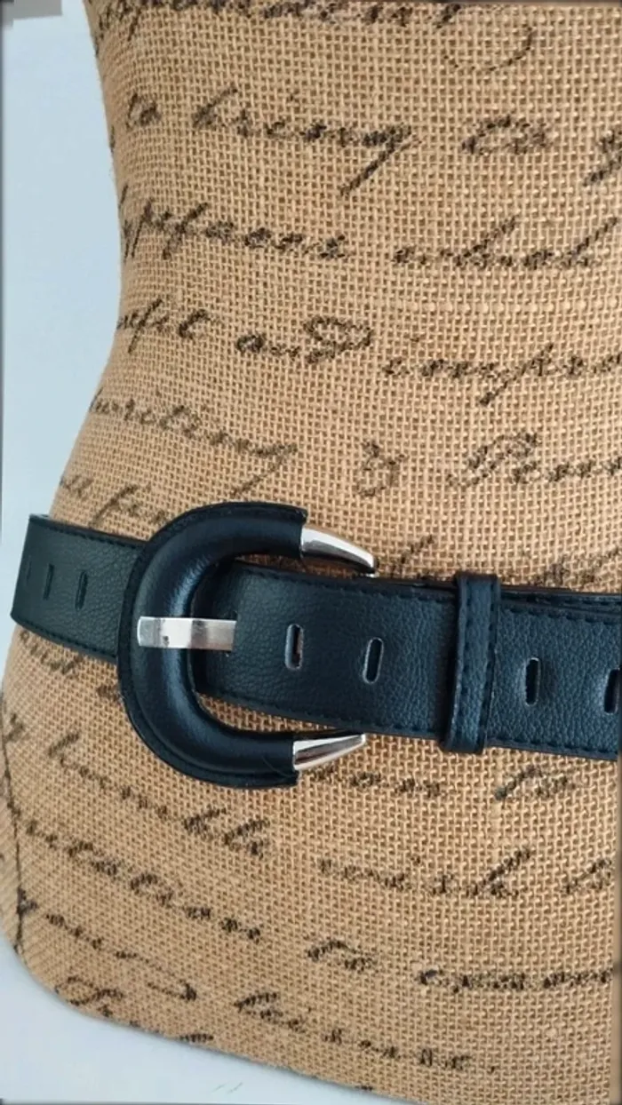 Ceinture noire 90 cm femme - photo numéro 4