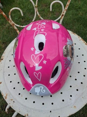 Casque vélo barbie