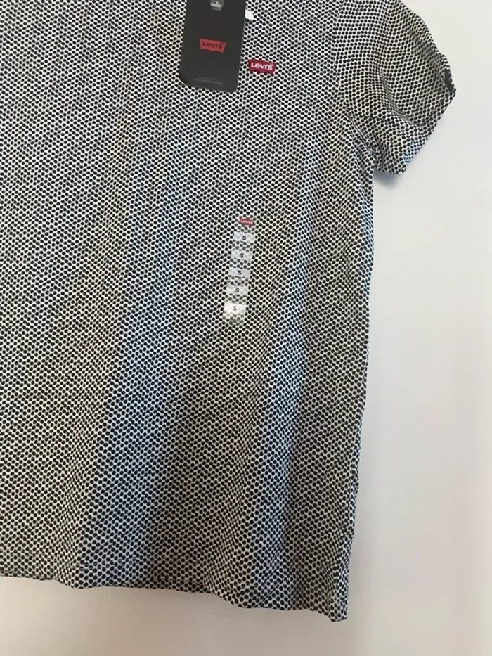 Tee shirt T-shirt taille noir et blanc S Levi's Levis neuf - photo numéro 2