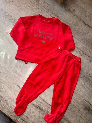 Pyjama 2 pièces mots d'enfants