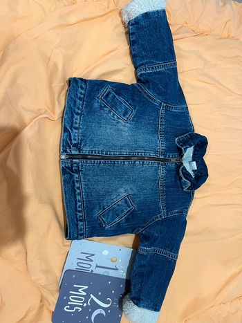 Veste en jean polaire