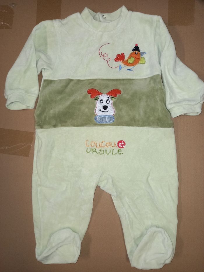 Pyjama velours 12 mois