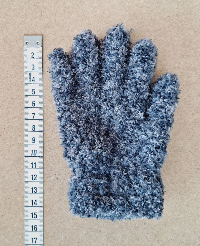 Paire de gant  5-6 ans -  gris chiné -  NEUF - photo numéro 2
