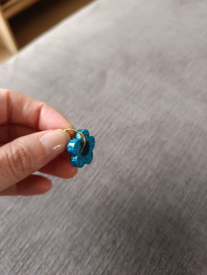 Lot boucles d'oreilles résine - photo numéro 3