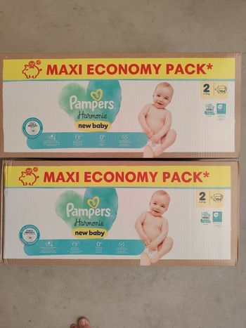 Couches Pampers harmonie New baby