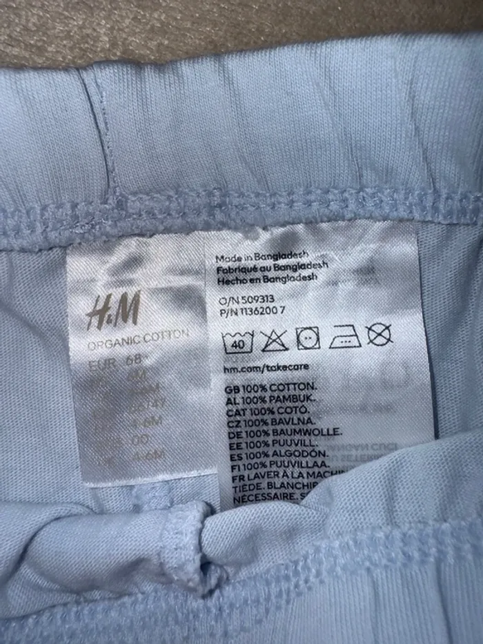 Lot 4 pantalons fin été • h&m • taille 4 et 6 mois - photo numéro 5