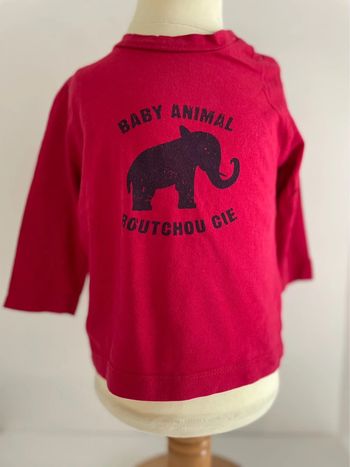 Pull rouge bébé