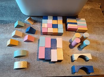 Jeu construction en bois