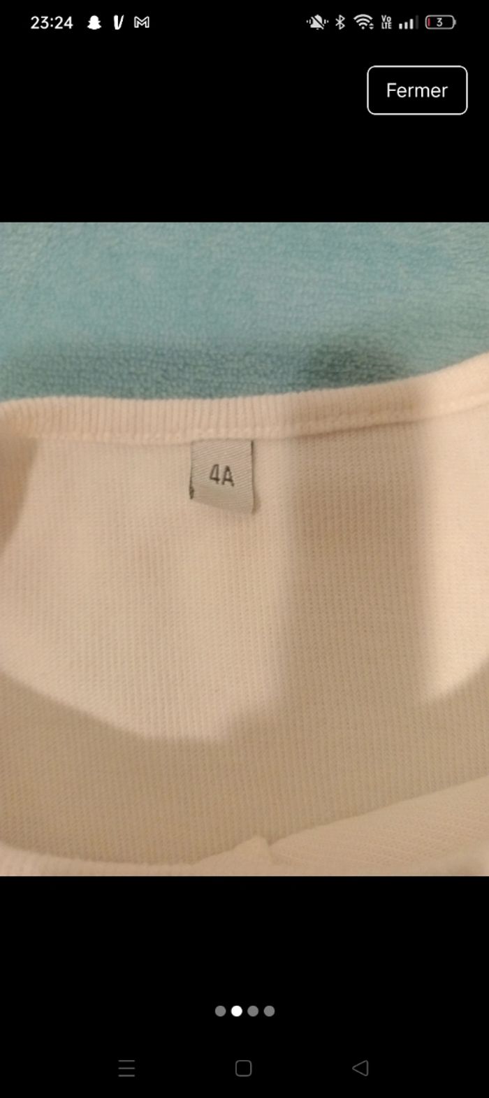 Haut pull fin blanc - photo numéro 2