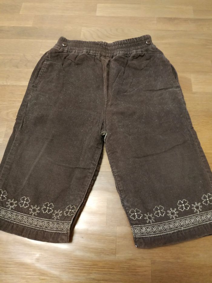 Pantalon velours fille 12 mois Sergent major