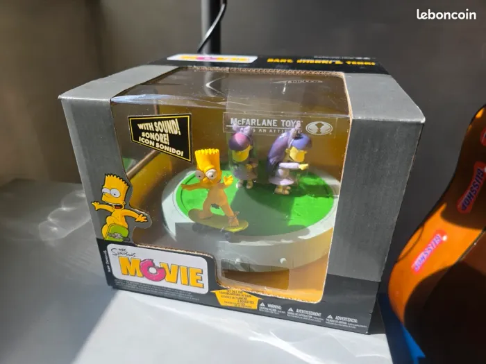 Pack Figurine set Simpsons McFarlane Doodle Double dare Bart Sherry & Terry