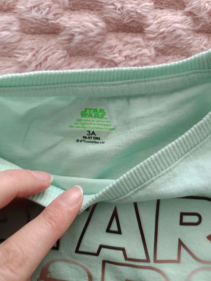 T shirt starwars 3ans tbe - photo numéro 2
