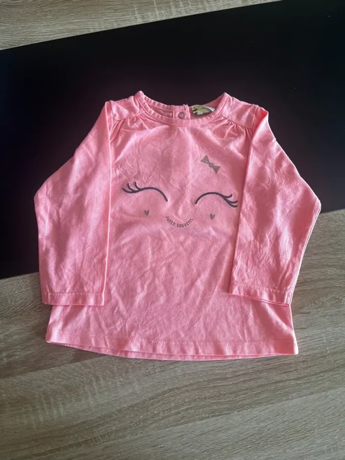T-shirt manches longues 12 mois