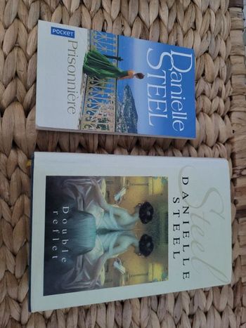 Lot de 2 livres Danielle Steel Double reflet et prisionnière