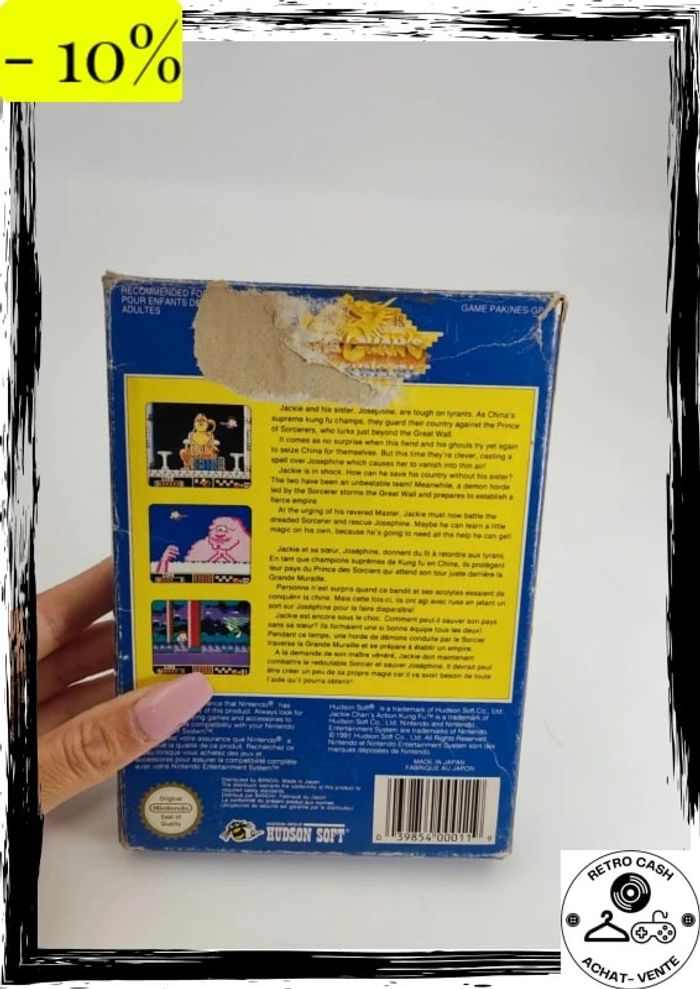 Jackie Chan’s Action Kung Fu Nintendo nes sans notice - photo numéro 17