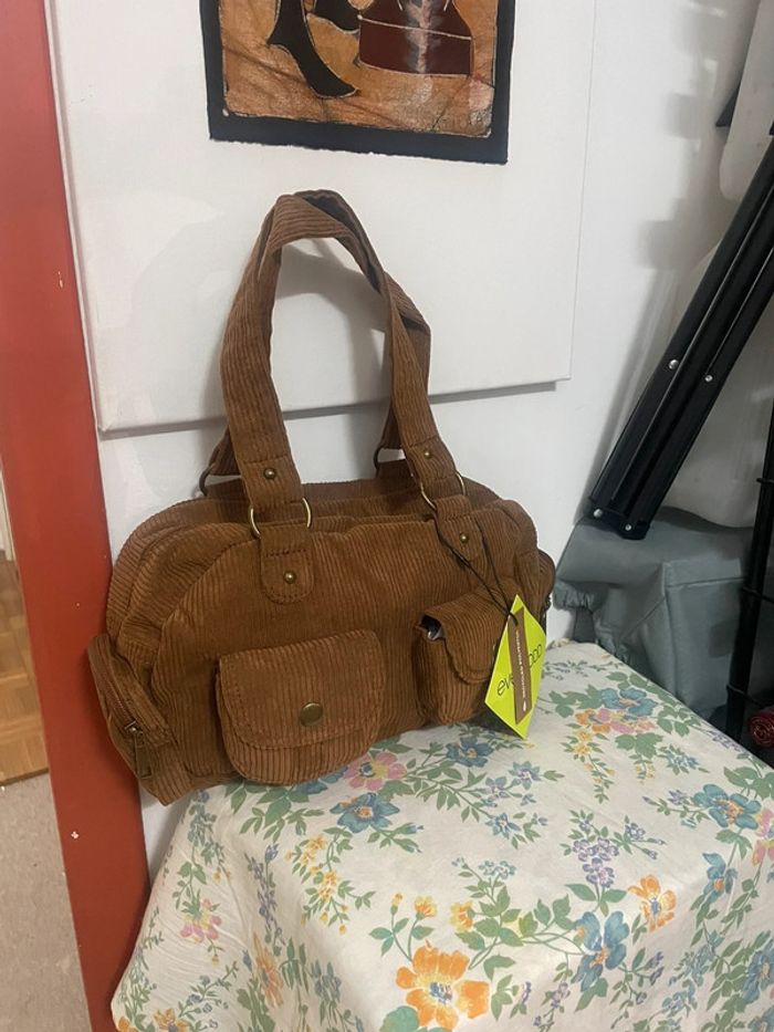 Sac à main de grande marque marron zalando Even&odd - photo numéro 15