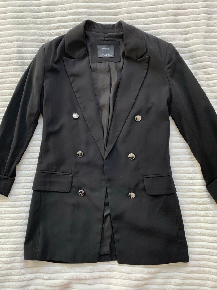 Blazer noir Bershka