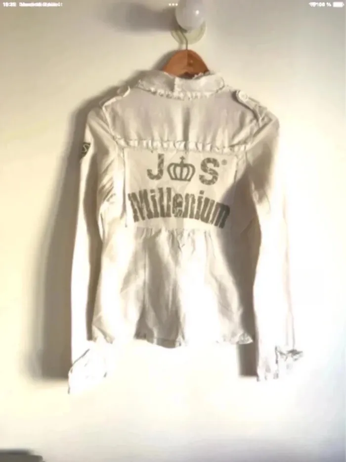 Veste en lin et coton blanche J&S Millenium taille 34/36 - photo numéro 11