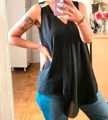 Blouse asymétrique voile Promod Taille 38