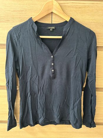 Blouse Massimo Dutti bleu marine