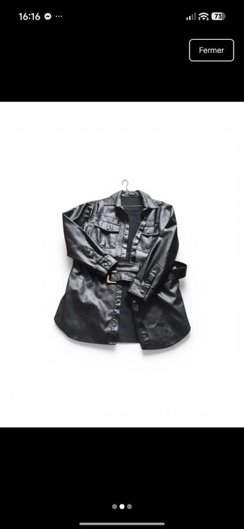 Veste simili cuir 