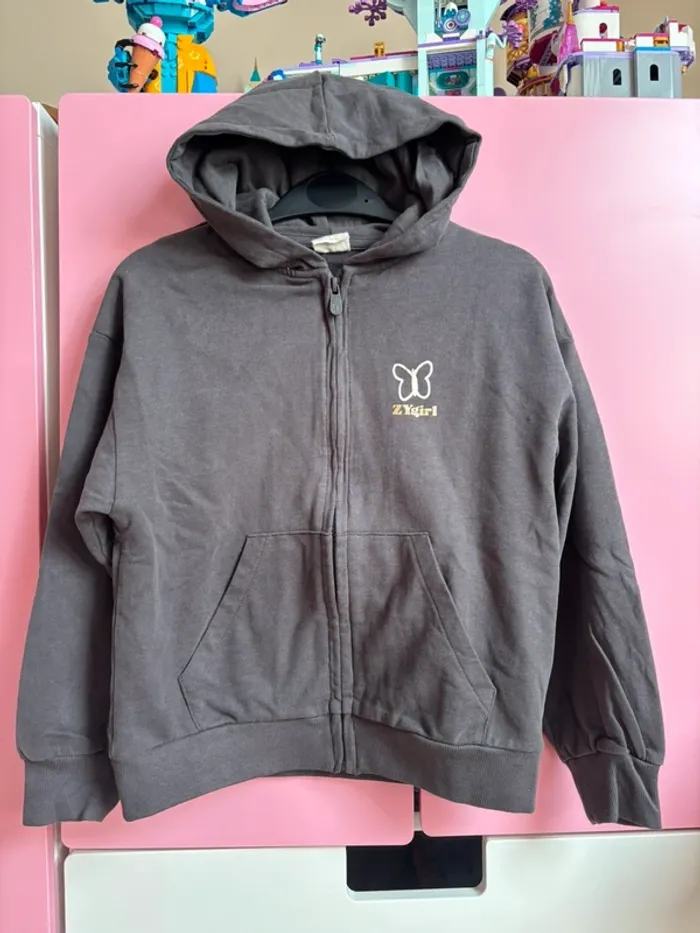 Neuf - Gilet à capuche Zippy 7/8 ans - photo numéro 3