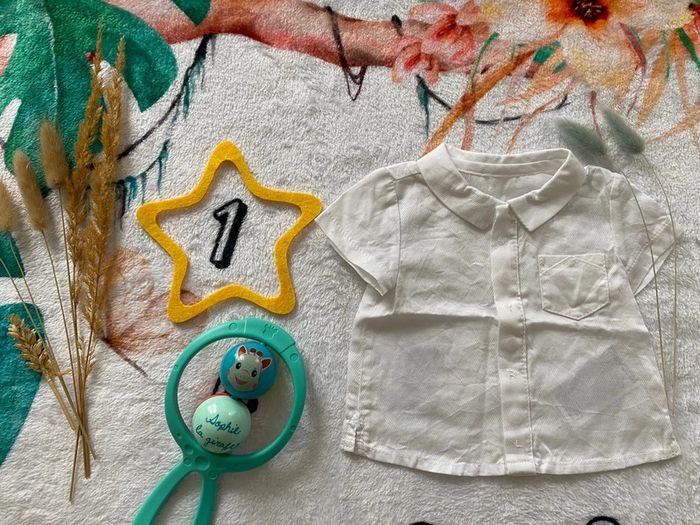 Chemise chemise, petit garçon un mois