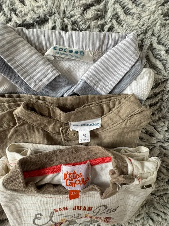 Lot de 7 t-shirts manches courtes 3 mois - photo numéro 5