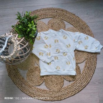 🦁 Pull Animalier – Taille 3 ans 98 cm – Marque TEX 🦁