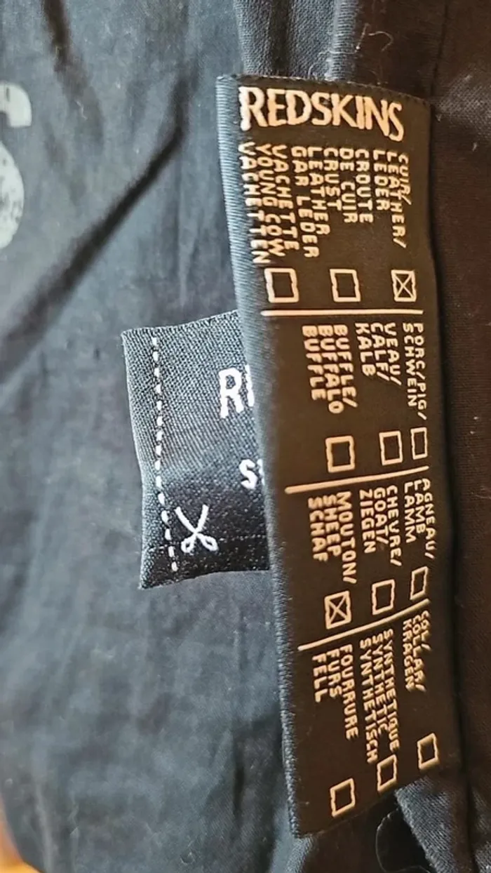 Blouson redskins en cuir gris cintré motard - photo numéro 14