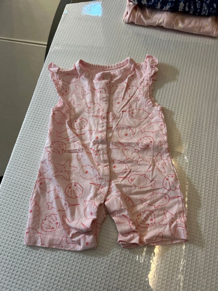Grenouillère bebe fille