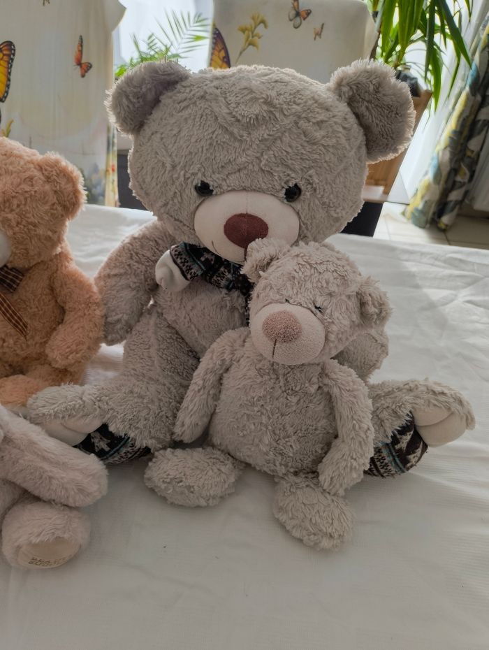 Lot peluches oursons - photo numéro 4