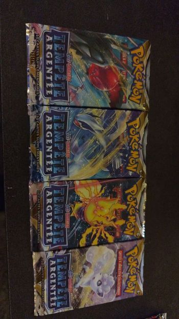 🌪️ Pokémon – Art Set 4 Boosters Tempête Argentée (EB12) – Neufs & Scellés