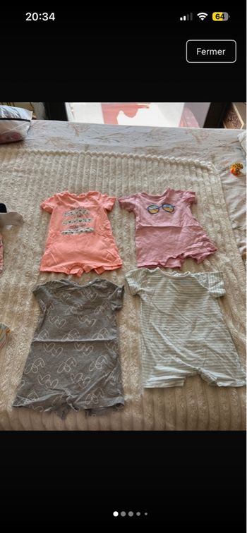Lot de 8  pyjama légère 9 mois 
