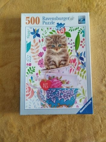 Puzzle 500 pièces chaton