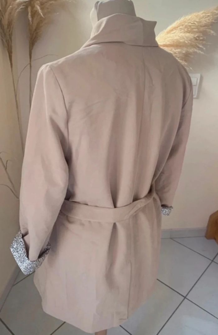 Trench léger court, beige, h&m - photo numéro 11