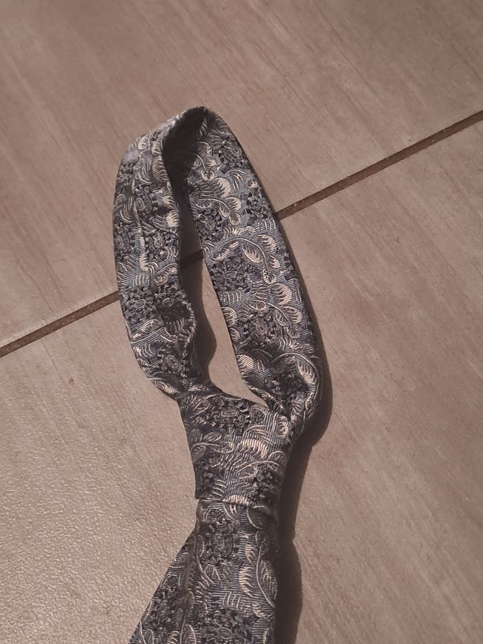 Cravate Gris Brillante Raoul Dufy pour Bianchini Férier - photo numéro 2