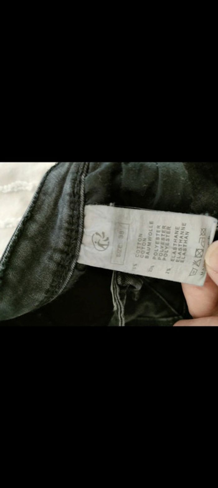 Jean noir femme élastique ajusté 38 denim vs miss - photo numéro 3