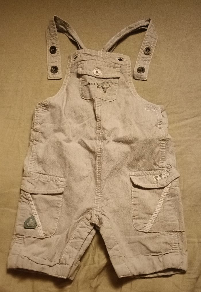 Salopette short 9 mois sergent major