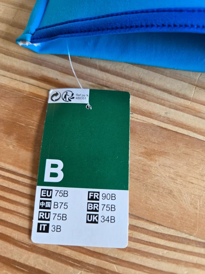 Haut de maillot de bain 90B decathlon - photo numéro 2