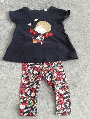 Tee shirt / tunique et son legging 3 mois