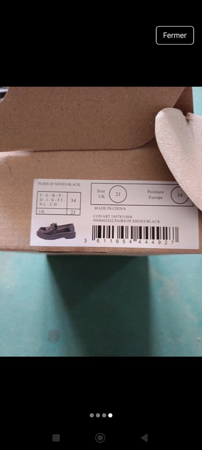 Mocassins vernis Vertbaudet neuf - photo numéro 3